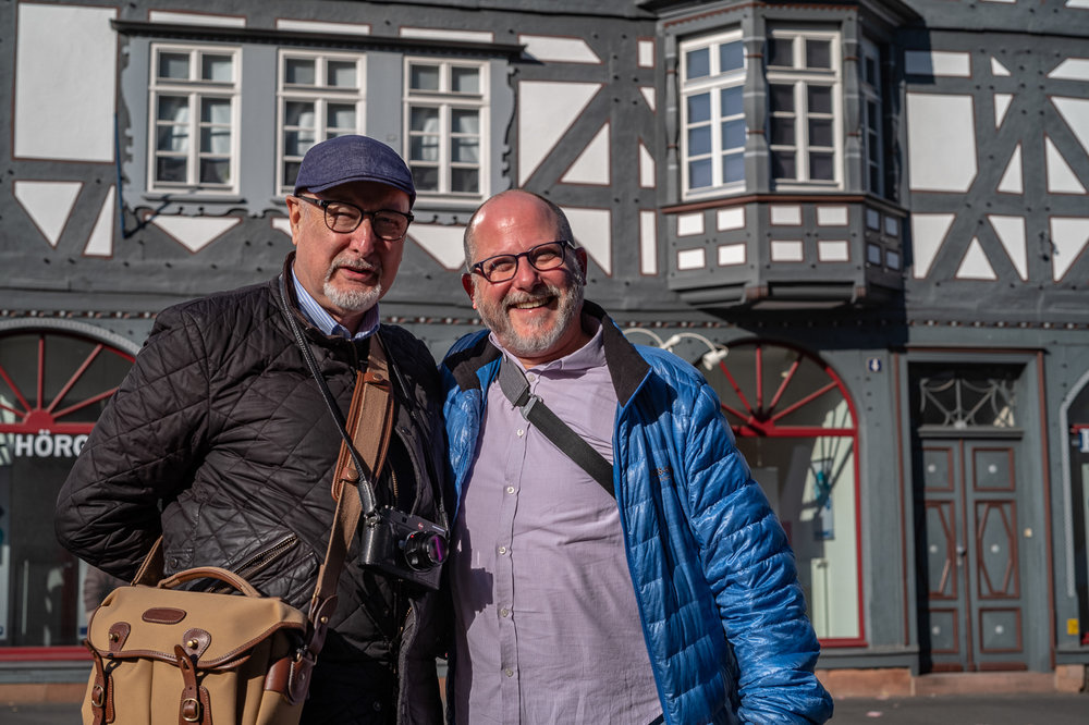 Mike Evans with Dan Tamarkin in Marburg (Image Keith Walker)